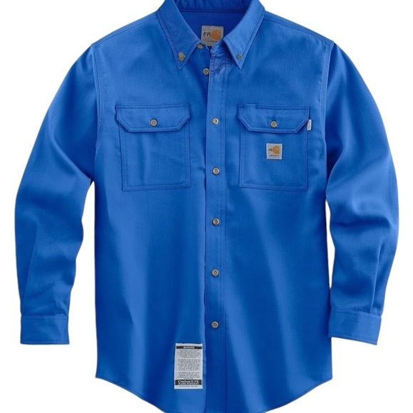 Carhartt Other - NWOT Carhartt Men's Big & Tall Flame Resistant Lightweight Twill Shirt Size 4X